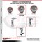 Service Caster 5 Inch Red Poly on Cast Iron Swivel Caster Set with Ball Bearings 2 Brakes SCC-20S520-PUB-RS-2-TLB-2 - alternate 7